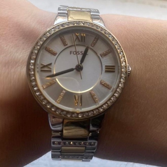 Fossil Silver Gold Mix Watch - Picture 2 of 4